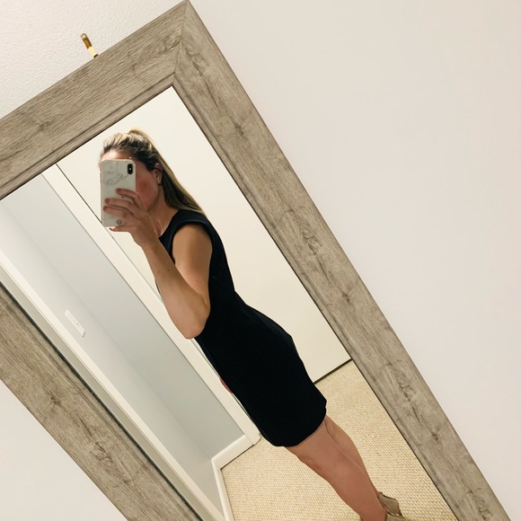 Navy French Connection Mini Pencil Dress - Picture 3 of 6